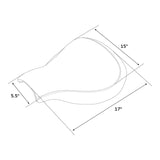 C.C.RIDER Custom Short Oval Rear Fender With Crocodile Print Solo Seat In Black Gelcoat Finish Fit For Harley Softail Breakout FXBR FXBRS, 2018-2023