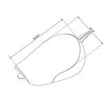C.C.RIDER Sportster Seat Front Solo Seat Driver Rider Cushion Red Diamond Stitching, 2010-2023 XL models