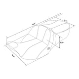 Heated Seat C.C. RIDER Touring Seat Driver Passenger Seat  For Harley CVO Road Glide Electra Glide Street Glide Road King, 2009-2023