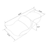 C.C. RIDER Touring Seat Driver Passenger Seat 2 Up Seat For FL Touring Road King Electra Glide Road Glide, 2009-2023