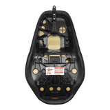 C.C. RIDER Touring Seat One Piece 2 Up Seat Driver Passenger Seat Black Stitching For Street Glide Road Glide, 2023-2025
