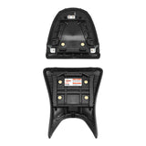 C.C. RIDER Ninja ZX6R ZX636 ZX6RR ZX600 Front And Rear Seat For Kawasaki Black Stitch, 2003-2004