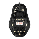 C.C. RIDER Touring Seat One Piece 2 Up Seat Driver Passenger Seat Black Trimming For Street Glide Road Glide, 2023-2024