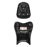 C.C. RIDER GSX-R750 GSX-R600 Front And Rear Seat Fit For SUZUKI GSXR750 GSXR600 Black Carbon Fiber Stitch, 2008-2010