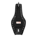 C.C. RIDER Dyna Step Up Seat 2 Up Seat Tuck and Roll For Dyna Wide Glide Super Glide, 1996-2003