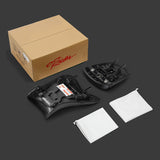 C.C. RIDER GSX-R750 GSX-R600 Front And Rear Seat Fit For SUZUKI GSXR750 GSXR600 Black Carbon Fiber Stitch, 2008-2010