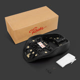 C.C. RIDER Touring Seat One Piece 2 Up Seat Driver Passenger Seat Black Trimming For Street Glide Road Glide, 2023-2024