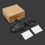 C.C.RIDER Softail Passenger And Driver Seat Lattice Stitching Two Piece Seat  For Harley Fatboy 114 FLFB FLFBS, 2018-2025