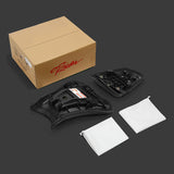 C.C. RIDER Ninja ZX6R ZX636 Front And Rear Seat For Kawasaki Black Lattice Stitch, 2009-2018
