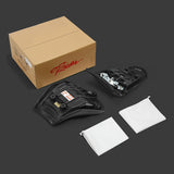 C.C. RIDER Ninja650 EX650 Z650 Front And Rear Seat For Kawasaki Black Diamond Stitch, 2017-2019