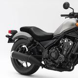 C.C. RIDER Honda Rebel 300 Rebel 500 CMX300 CMX500 Front And Rear Seat Black Alligator Pattern, 2017-2024