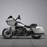 Gel Seat C.C. RIDER Touring Seat Two Piece 2 Up Seat Driver Solo Seat Passenger Seat Black Lattice Stitching For CVO Street Glide CVO Road Glide, 2023-2025