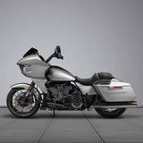 C.C. RIDER Touring Seat Two Piece 2 Up Seat Driver Solo Seat Passenger Seat Lattice Stitching For CVO Street Glide CVO Road Glide, 2023-2024