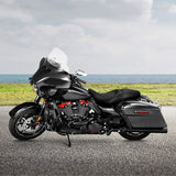 C.C. RIDER Touring Seat 2 up Seat Driver Passenger Seat Honeycomb Stitching For Harley Touring Street Glide Road Glide Electra Glide, 2008-2023