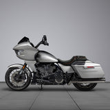 C.C. RIDER Touring Seat Two Piece 2 Up Seat Driver Solo Seat Passenger Seat Alcantara Leather For CVO Street Glide CVO Road Glide, 2023-2025