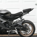 C.C. RIDER YZF R6 Front And Rear Seat For YAMAHA R6 YZFR6 Black Lattice, 2008-2016