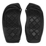 C.C. RIDER Saddlebag Lid Covers Lattice Stitching Protect Saddlebags For Harley Touring CVO Street Glide CVO Road Glide 2023-2024