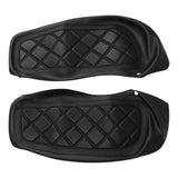 C.C. RIDER Saddlebag Lid Covers Lattice Stitching Protect Saddlebags For Harley Touring CVO Street Glide CVO Road Glide 2023-2024