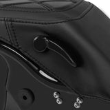 C.C. RIDER Saddlebag Lid Covers Lattice Stitching Protect Saddlebags For Harley Touring CVO Street Glide CVO Road Glide 2023-2024