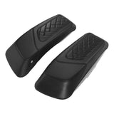 C.C. RIDER Saddlebag Lid Covers Lattice Stitching For Harley Touring Street Road Glide 2014-2023