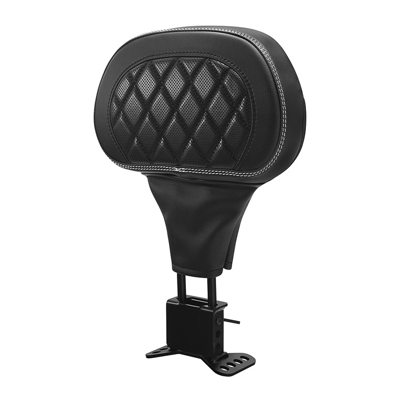 H RUO Verstelbare Rider Rugleuning met Pad voor Harley Touring Road H RUO Verstelbare Rider Rugleuning met Pad voor Harley Touring Road