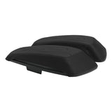C.C. RIDER Saddlebag Lid Covers Fire Stitching For Harley Touring Street Road Glide 2014-2023