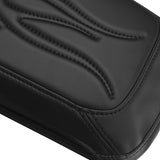 C.C. RIDER Saddlebag Lid Covers Fire Stitching For Harley Touring Street Road Glide 2014-2023
