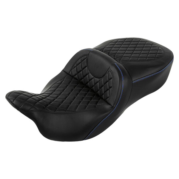 C.C. RIDER Touring Seat 2 Up Seat Driver Passenger Seat For Harley CVO ...
