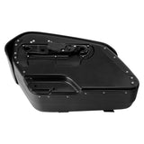 C.C.RIDER Detachables Saddlebags Brass Trimming Harley Softail FatBoy 114 Breakout 114 FLFB FLFBS FXBR FXBRS, 2018-2024