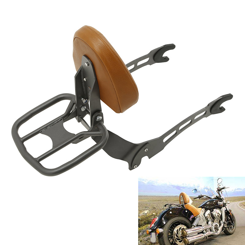 Passenger Backrest Sissy Bar Luggage Rack Mounting For Indian Scout 2015-2020