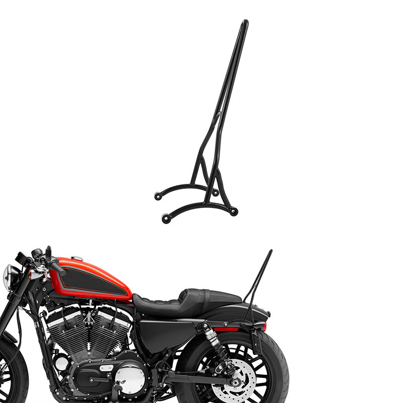 Harley Sportster Spring Solo Seat 11x14 Snub Nose Black White