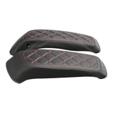 C.C. RIDER Saddlebag Lid Covers Lattice Stitching Protect Saddlebags For Harley Touring Street Glide Road Glide 2014-2024