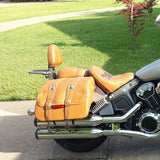 Passenger Backrest Sissy Bar With Luggage Rack For Indian Scout 2015-2024