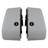 C.C.RIDER Detachables Saddlebags Brass Trimming Harley Softail FatBoy 114 Breakout 114 FLFB FLFBS FXBR FXBRS, 2018-2024