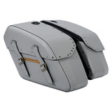 C.C.RIDER Detachables Saddlebags Brass Trimming Harley Softail FatBoy 114 Breakout 114 FLFB FLFBS FXBR FXBRS, 2018-2024