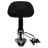 C.C. RIDER Adjusting Rider Backrest Mounting Kit & Backrest Pad For HD Touring, 2009-2023