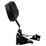 C.C. RIDER Adjusting Rider Backrest Mounting Kit & Backrest Pad For HD Touring, 2009-2023