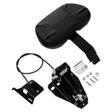 C.C. RIDER Adjusting Rider Backrest Mounting Kit & Backrest Pad For HD Touring, 2009-2023