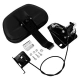 C.C. RIDER Adjusting Rider Backrest Mounting Kit & Backrest Pad For HD Touring, 2009-2023