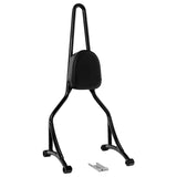 Gloss Tall Sissy Bar Passenger Backrest Chopper Fit For Harley Street Bob Softail Standard FXBB FXST 2018-2022