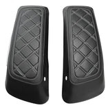 C.C. RIDER Saddlebag Lid Covers Lattice Stitching Protect Saddlebags For Harley Touring Street Glide Road Glide 2014-2024
