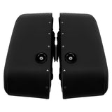 C.C.RIDER Detachables Saddlebags Brass Trimming Harley Softail FatBoy 114 Breakout 114 FLFB FLFBS FXBR FXBRS, 2018-2024