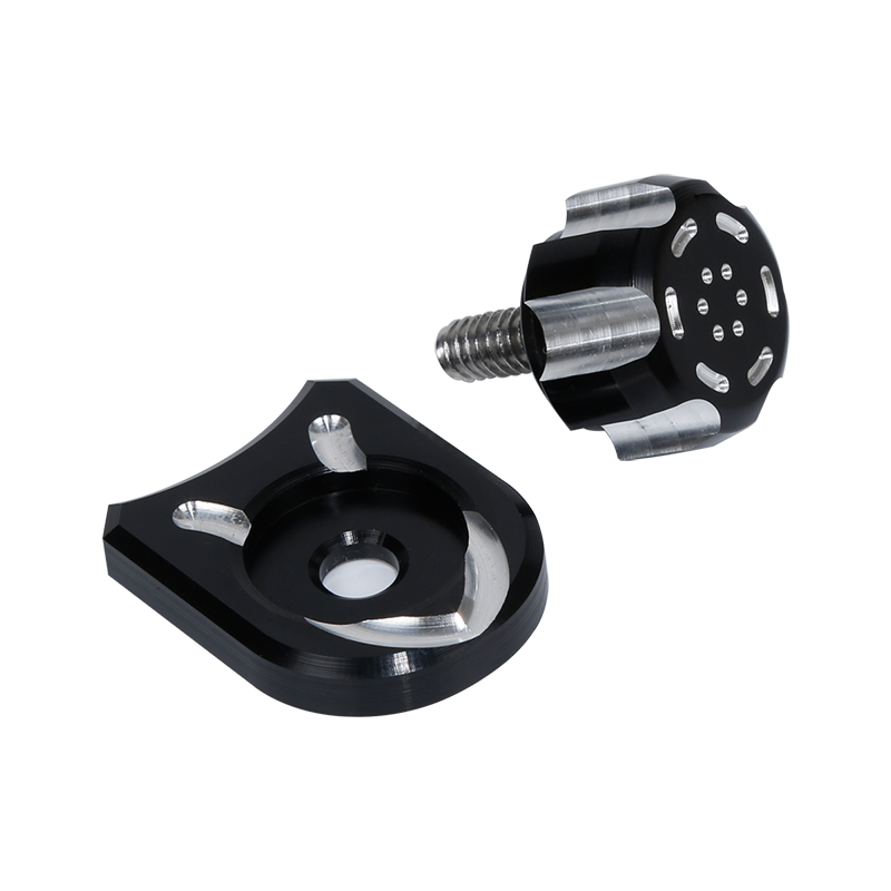 Aluminum Rear Seat Screw Bolt Mount Knob Cover Fit For Harley Touring 1996-2022