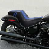 C.C. RIDER Softail Step Up Seat 2 up Seat Lattice Stitching For Softail Standard Street Bob FXBB Standard FXST, 2018-2024