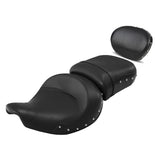 C.C. RIDER Indian Seat 2 Piece 2 Up Seat With Backrest For Indian Chieftain Dark Horse Chieftain Limited Chieftain Elite Springfield, 2014-2025