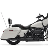 C.C. RIDER Touring Seat 2 up Seat Driver Passenger Seat Widow For Harley Touring Street Glide Road Glide Electra Glide, Black Red, 2008-2023