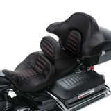 C.C. RIDER Touring Seat 2 Up Seat Driver Passenger Seat With Backrest For Harley CVO Road Glide Electra Glide Street Glide Road King, 2014-2023