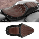 C.C. RIDER Touring Seat 2 up Seat Driver Passenger Seat Dueler For Harley Touring Street Glide Road Glide Electra Glide, 2008-2023