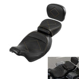 C.C. RIDER Passenger Backrest Sissy Bar Backrest Comfort Ace For Harley Touring CVO Road Glide Street Glide Road King