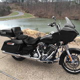 C.C. RIDER Razor Chopped Pack Trunk Backrest Passenger Backrest Pad For Harley Touring CVO Road Glide Street Glide Road King, 2014-2023